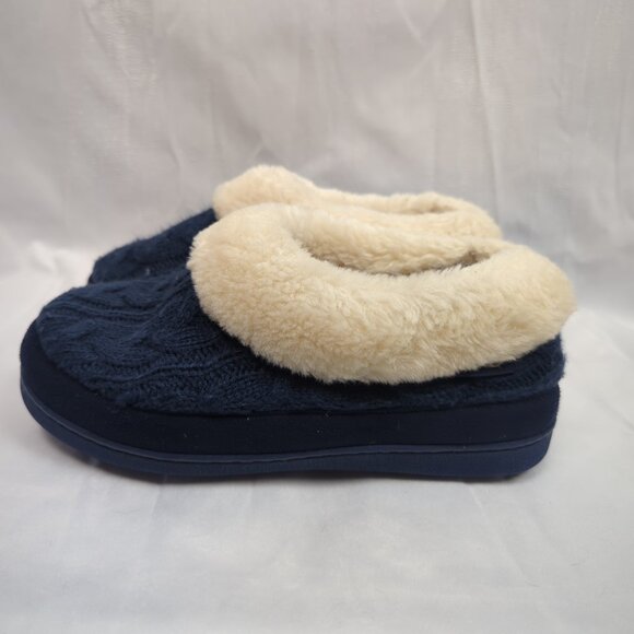 Knitted Faux Fur Slippers - Picture 6 of 6